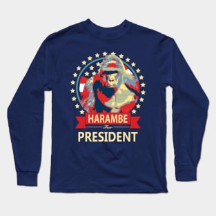 Harambe For President Long Sleeve T-Shirt